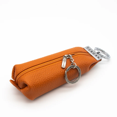 Tergan Turuncu Deri Anahtarlık 0193J35 - 2