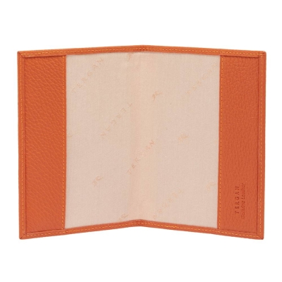 Tergan Turuncu Deri Unisex Pasaportluk 1200J35 - 2
