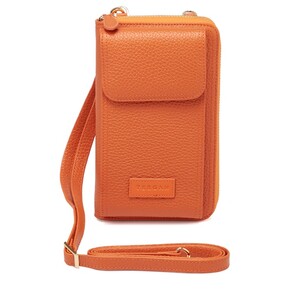 Tergan Turuncu Kadın Deri Çanta 5810J35 - Tergan