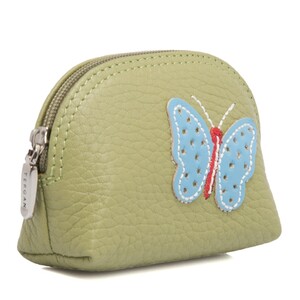 Tergan Yeşil Deri Unisex Bozuk Paralık 0156C47 - Tergan (1)