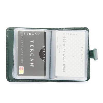 Tergan Yeşil Deri Unisex Kredi Kartlık 1210J26 - 2